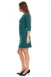 Жіноча коротка сукня з кишенями LadyLike 46 Зелений (ll2095820042406) - изображение 3