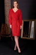 Жіноча сукня із замшу LadyLike 42 Червоний (ll2170170011361) - изображение 1