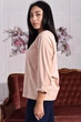 Жіноча однотонна блуза прямого крою LadyLike 48 Бежевий (ll2035480089427) - изображение 2