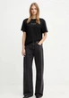 Футболка с надписью, в камушки Pinko S черный 105526 - изображение 4