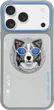 Панель Nimmy Glasses Cool Dog MagSafe для Apple iPhone 17 Pro Max Gray (6971080314469) - зображення 1