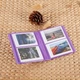 Альбом Фиолетовый FujiFilm Instax Mini на 64 фото (фотокартка 8,5х5,4 см) / Альбом для Mini 11 / 12 (7s, 8, 9, 11, 12, 25, 26, 90, 40, 50, 70, 25S, liplay, Polaroid 300, Z2300, SHARE SP-1, SP-2, link) - изображение 4