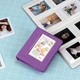 Альбом Фиолетовый FujiFilm Instax Mini на 64 фото (фотокартка 8,5х5,4 см) / Альбом для Mini 11 / 12 (7s, 8, 9, 11, 12, 25, 26, 90, 40, 50, 70, 25S, liplay, Polaroid 300, Z2300, SHARE SP-1, SP-2, link) - изображение 8