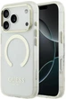 Etui Guess Metal Outline MagSafe case do Apple iPhone 17 Pro Gold (3666339538606) - obraz 1