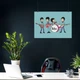 Постер Битлз, карикатура, Beatles, A3 30×42 см (id0892) - изображение 4