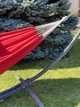 Монотонный гамак WISH красный одноместный XL 200х100 WCG - изображение 3