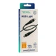 Кабель USB Ridea RC-RL15 RGB Light Type-C to Lightning 30W 1.2m Чорний - изображение 1