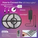 Світлодіодна стрічка RGB 5050 270 LED 15 м з пультом - зображення 5