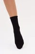 Женские хлопковые носки в рубчик Giulia WS3 FASHION 060 36/40 черные Black носки в рубчик хлопковые женские классические - изображение 3