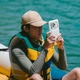 Водонепроникний чохол для телефону Naturehike CNK2300BS015, блакитний - зображення 3