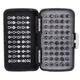 Комплект бит 1/4 дюйма 25 мм SL PH PZ Torx HEX SQ CrV 50 штук Hogert (HT1R461) - изображение 2