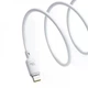 Кабель зарядки Baseus Silky Series Fast Charging Type-C 100W (2m) - зображення 3