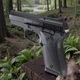 Стартовый сигнальный пистолет Blow TRZ 914 AUTO + магазин (Black/Brown Grips) - изображение 4