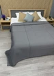 Покрывало велюровое King Size 220х240 см цвет серый (85-208) - изображение 5