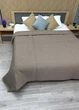 Покривало велюрове Кing Size 220х240 см колір какао (85-212) - зображення 5
