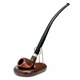 Длинная трубка 250 мм из дерева груши CHURCHWARDEN KAFpipe219 и подставка - изображение 1