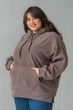 Худи оверсайз женское Olis-Style Купер 46-48 Кофейное (ROZ6501002857) - изображение 7