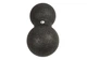 Массажный мячик EasyFit DuoBall EPP EF-2000 двойной 23х12 см Черный - изображение 4