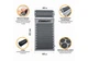Килимок акупунктурний з валиком Easyfit EF-2709-GB (аплікатор Кузнєцова) Сірий з чорним - зображення 2