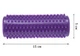 Массажный ролик (цилиндр) EasyFit Spindle EF-1070-V с шипами, для рук, ног и всего тела,Фиолетовый - изображение 2