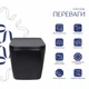Унитаз подвесной Qtap Tern New Ultra Quiet безободковый с сиденьем Soft-close MATT BLACK QT17332303ASMB - изображение 3