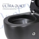 Унитаз подвесной Qtap Taurus безободковый с сиденьем Soft-close QT2433084EUQMB - изображение 5