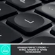 Клавіатура Logitech MX Keys Advanced for Business Wireless Illuminated UA Graphite (920-010251) - изображение 7