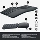 Клавіатура Logitech ERGO K860 for Business Bluetooth/Wireless UA Black (920-010352) - изображение 6