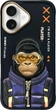 Etui plecki Nimmy Cool&Cute 2.0 Monkey do Apple iPhone 16 Black (6971080319518) - obraz 1