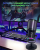 Микрофон M16 игровой для ПК и ноутбука с USB ,шумоподавлением, RGB-подсветкой, кардиоидной диаграммой настольный - изображение 4