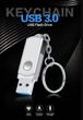 Флеш-накопитель крутящий USB 3.0 SEUNO Metal Drive 2 ТБ металлический корпус для ПК ноутбука и хранения архивов (GS807) - изображение 3