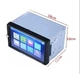 Автомагнитола 2 Din сенсорная, AUX MP5 Bluetooth AMP 7018B, с пультом, встроенным FM радио, микрофоном и подсветкой кнопок - изображение 8