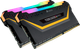 Оперативна пам'ять Corsair 16GB (2x8GB) DDR4 3200MHz Vengeance RGB Pro Black (CMW16GX4M2C3200C16) - зображення 2
