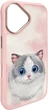 Etui plecki Nimmy Big Eyed Pet 2.0 Cat do Apple iPhone 16 Pink (6971080319785) - obraz 3