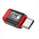 Адаптер Rixmie USB C to USB C Data Blocker, 240Вт, PD, red - изображение 1