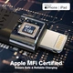 Кабель Rixmie USB на Lightning [MFi Certified] 30Вт, 0.14м - изображение 2
