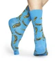 Набор женских носков прикольных высоких хлопковых Happy Socks 194846 36/40 5 пары Синий (2200005145050) - изображение 4