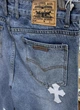 Джинси Chrome Hearts Blue / White 32 - изображение 4