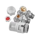 Комплект для подключения радиатора Koer SET-29 - 1/2'' (угловой) с термоголовкой (KR5716) - зображення 2