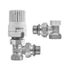 Комплект для подключения радиатора Koer SET-29 - 1/2'' (угловой) с термоголовкой (KR5716) - зображення 3