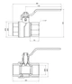 Кран шаровой Thermo Alliance Forte 1 1/2" ВВ прямой, PN40, рычаг SF600W40 - изображение 4