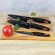 Ніж Santoku з покриттям Milano BOLLIRE - зображення 4