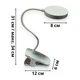 Лампа настольная аккумуляторная на прищепке TITANUM LED TLTF-013W 3000-6000K USB-Type-C белая - изображение 5