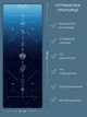 Коврик для йоги и фитнеса Lita Space Energy Blue из натурального каучука и микрофибры | Travel-версия, 1830х610х1,5 мм| Yoga mat - изображение 4