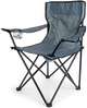 Туристичне крісло Vilde 489279 розкладне Темно-сірий (5904316470692) - зображення 1
