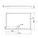 Душевой поддон KAPIELKA ST120x80х14 низкий, прямоугольный, диаметр слива 52 мм Lidz - изображение 2