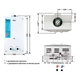 Колонка газовая дымоходная Thermo Alliance JSD20-10GE 10 л панель стеклянная White - изображение 2