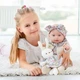 Кукла Reborn 30 см с аксессуарами, кукла-пупс водонепроницаемая виниловая Bebe с одеждой (122365503) - изображение 2
