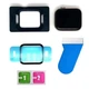 Захисне скло HD Clear для смартгодинника Apple Watch Series 10 /11 42mm з рамкою для поклейки - зображення 5