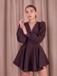 Ошатне коротке плаття-шорти FirstWoman XS шоколадний 43436304 - зображення 8